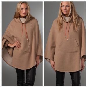 Tory Burch Vienna poncho in camel size xs